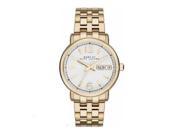 Marc jacobs MBM8647 Women s Gold Analog Watch With White Dial