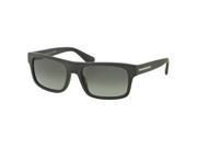 Prada PR18PS TFZ2D0 Men s Matte Grey Frame Grey Gradients Lens 59mm Sunglasses New In Box