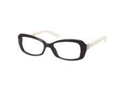 Ralph Lauren RL6105 5001 Butterfly Black Frame Clear Lens Genuine Eyeglasses
