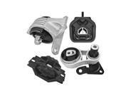 Transmission Mounts Front Right Rear Set Kit 1.6 L For Ford Fiesta