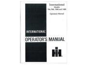 REP120 New Case International Harvester Operators Manual 766 966 1066 1466