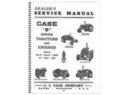 New Service Manual Reprint Made for Case IH Tractor Models D DC DH DI DO L LA