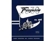 REP091 New Massey Ferguson Tractor Owners Manual TO30 W Electrical Diagram