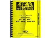 JD MCREPRO New Crawler Service Manual Made To Fit John Deere 40 420 430 4401