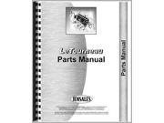 New Le Tourneau D Equipment Industrial Construction Parts Manual