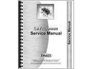 New Le Tourneau 550 G and D Motor Grader Chassis Only Service Manual