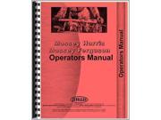New Massey Harris 33 Tractor Operator Manual MH O 33 DSL