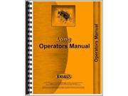 New Long 1100 Tractor Operator Manual