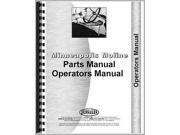 New Operators Parts Manual Made for Minneapolis Moline V Plow Models