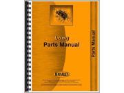 New Long 2610 Tractor Parts Manual