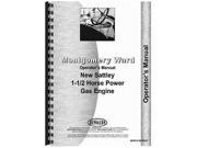 New M Ward Engine Operator Parts Manual