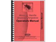 New Ferguson TO30 Tractor Implement Operator Manual MH O TO20and30IM