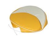SC180 23 New Universal Yellow White 18 Tie On Seat Cover