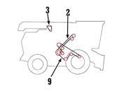 H128010 New Secondary Countershaft Belt For John Deere 9400 9500 9501 9600