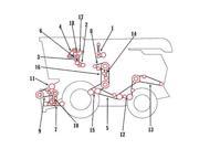 230097M2 New Massey Ferguson Combine 4 Speed Lower Traction Drive Belt 550