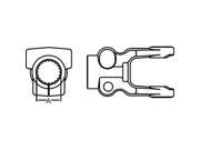 86520905 New Disc Mower Implement Yoke Clamp Style made for Ford NH 1411