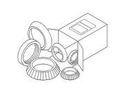 WBKIH3 New Wheel Bearing Kit Made to fit Case IH Tractor Models 544 1026 1066