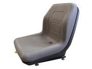 7805CO New Skid Steer Gray Seat w Slide Tracks made to fit NH LS120 LS125