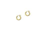 JewelStop 14k Yellow Gold 20mmx3mm Hoop Earrings