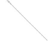 JewelStop 925 Sterling Silver 1.5 mm Spiga Wheat Chain Necklace Lobster Claw Clasp 24
