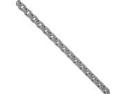 JewelStop 925 Sterling Silver Rhodium Plated 1.0 mm Round Box Chain Necklace Lobster Claw Clasp 24