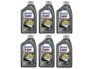 Mobil 1 Super 112917 Synthetic Motor Oil 10W 30 Pack of 6
