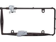 Fishing Black And Chrome License Plate Frame Fishing Black And Chrome License Plate Frame