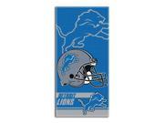 NFL Detroit Lions Double Covered Beach Towel 28 x 58 Inch