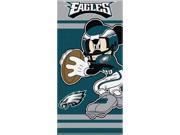 Philadelphia Eagles Mickey Mouse Beach Towel