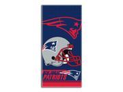 NFL New England Patriots Double Covered Beach Towel 28 x 58 Inch