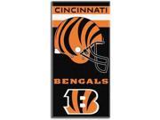 NFL Cincinnati Bengals Helmet Beach Towel