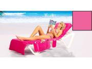 Beach Lounge Chair Cover Towel And Bag Pink XX Large