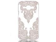 For Samsung Galaxy J1 Ultra thin Hard PC Snap On Clear Back Case Cover Shell Protector Decorative Pattern