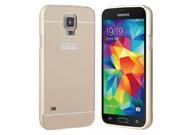 For Samsung Galaxy S5 i9600 Metal Bumper Frame Case Hard PC Back Cover Shell Protector Golden