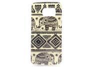 Moonmini Stylish Elephant Pattern TPU Soft Back Case Cover Skin Shell for Samsung S6 Edge
