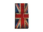 Moonmini The Union Jack Pattern Book Style PU Leather Folio Flip Case Stand Cover Shell with Card Slots for Sony Xperia E1