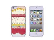 Moonmini Cute Lovely Colorful Little Loving Heart Pattern Hard PC Snap On Back Case Cover Shell for iPhone5 5S