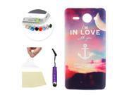 Moonmini Huawei Ascend Y530 Ultra thin Soft TPU Phone Back Case Cover Protective Shell Sky Anchor