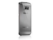 Moonmini Stylish 2 in 1 Hybrid Phone PC Hard Back Cover Bumper Frame Case for Samsung Galaxy S6 Edge G9250 Black
