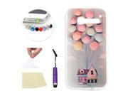 Moonmini Alcatel One Touch Pop C5 Ultra thin Soft TPU Phone Back Case Cover Protective Shell Balloon House