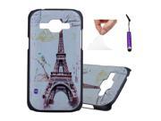 Moonmini Samsung Galaxy J1 Hard PC Snap on Back Case Cover Skin Shell Protector Eiffel Tower