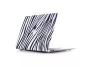 Moonmini Case for Apple MacBook Air 13 inch 1pc Keyboard Film Zebra Stripe Hard PC Snap On Back Case Cover Shell Skin Protector
