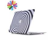 Moonmini Case for Apple MacBook Air 13 inch 1pc Keyboard Film Vortex Pattern Hard PC Snap On Back Case Cover Shell Skin Protector