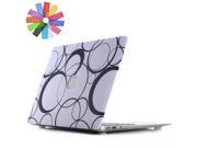 Moonmini Case for Apple MacBook Pro 13 inch 1pc Keyboard Film Circular Ring Hard PC Snap On Back Case Cover Shell Skin Protector