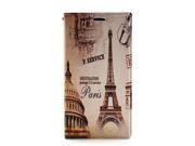 Moonmini Case for Samsung Galaxy A8 Multi functional PU Leather Flip Case Cover Wallet Card Slots with Stand and Magnetic Closure Effiel Tower