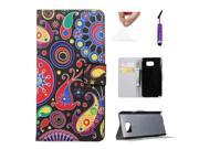 Moonmini Case for Samsung Galaxy Note 5 Decorative Design Stylish PU Leather Flip Stand Case Cover Wallet with Magnetic Closure and Card Holders