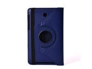 Moonmini Case for Asus Memo Pad HD 7 ME173X Dark Blue 360 Degree Rotation PU Leather Smart Protective Case Cover Pouch