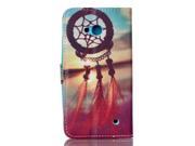 Moonmini Case for Microsoft Lumia 640 Multi functional PU Leather Flip Case Cover Wallet Card Slots with Stand and Magnetic Closure Dream Catcher