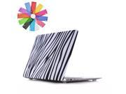 Moonmini Case for Apple MacBook Air 11 inch 1pc Keyboard Film Zebra Stripe Hard PC Snap On Back Case Cover Shell Skin Protector