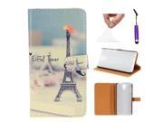 Moonmini Case for Samsung Galaxy S3 Mini i8190 Multi functional PU Leather Flip Case Cover Wallet Card Slots with Stand and Magnetic Closure Effiel Tower
